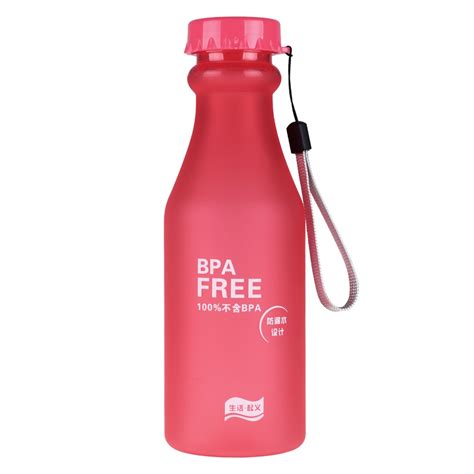 bpa  ml water bottle unbreakable leak proof sport travel cycling