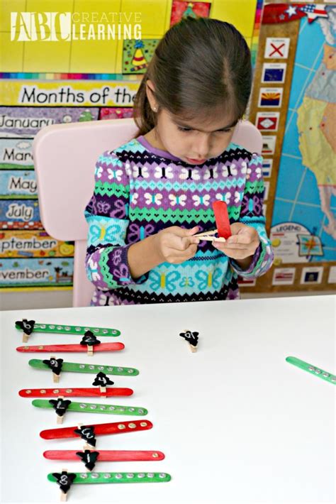 christmas tree counting activity  kids