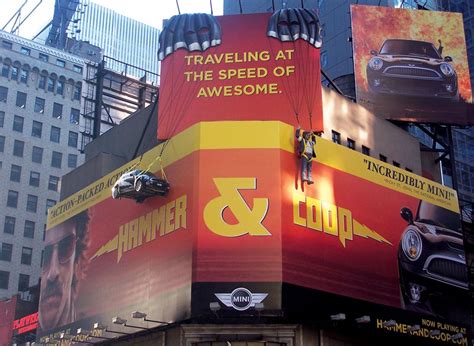 mini cooper billboard advertising    home advertising  ny applied advertising