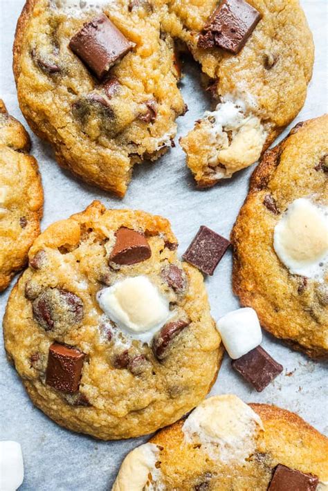 easy chewy smores cookies recipe erhardts eat