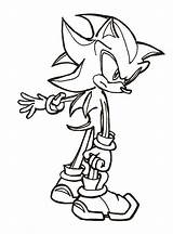 Sonic Coloring Hedgehog Color sketch template