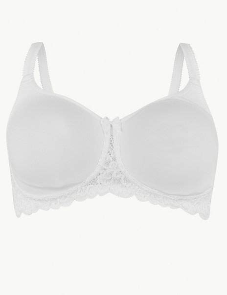 smoothing lace wing non wired full cup bra a e mands collection mands