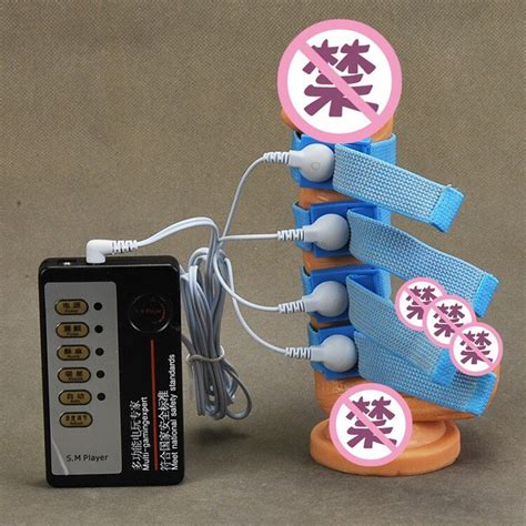 Medical Themed Toys Electro Shock Penis Dick Rings Enlargers