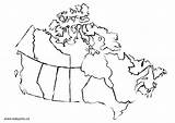 Canada Map Kids Printable Facts Activities Size Community sketch template