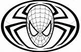 Spiderman Coloring Spider Pages Man Pdf Logo Face Drawing Mask Printable Kids Lego Easy Template Insect Colouring Vector Color Easter sketch template