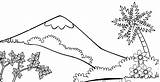 Mewarnai Pemandangan Gunung Sketsa Alam Paud Marimewarnai Bagus Tanpa Indah Berwarna Lomba Belajar Hutan Kumpulan Ilustrasi sketch template