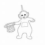 Teletubbies Dipsy Coloring Pages Getdrawings sketch template