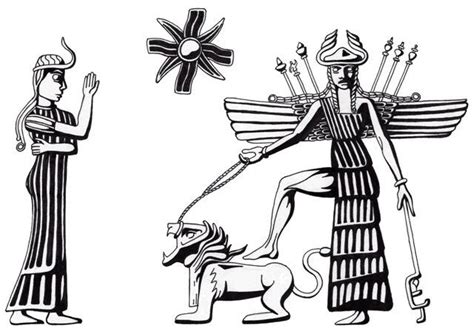 Inanna Goddess Of Fertility And War Языческий Богини