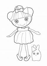 Coloring Lalaloopsy Fairy sketch template