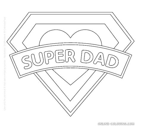 super dad coloring pages  printable coloring pages  kids