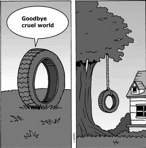 tire suicide comics funny comics and strips cartoons funny pictures and best jokes
