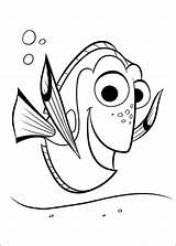 Coloring Pages Dory Finding Disney Nemo Printable Coloringtop sketch template