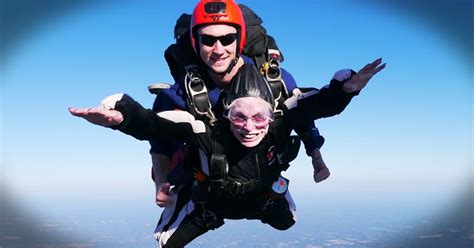 skydiving granny