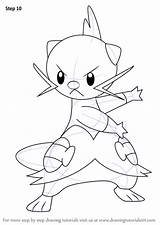 Pokemon Dewott Draw Drawing Step Improvements Necessary Finally Finish Make sketch template