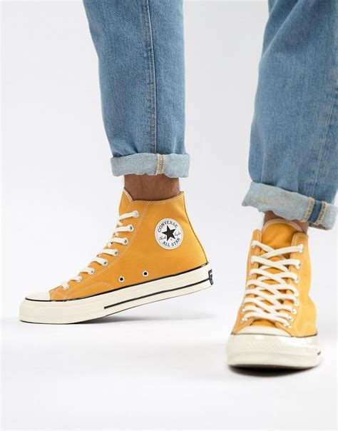 converse canvas chuck taylor  star   sneakers  yellow
