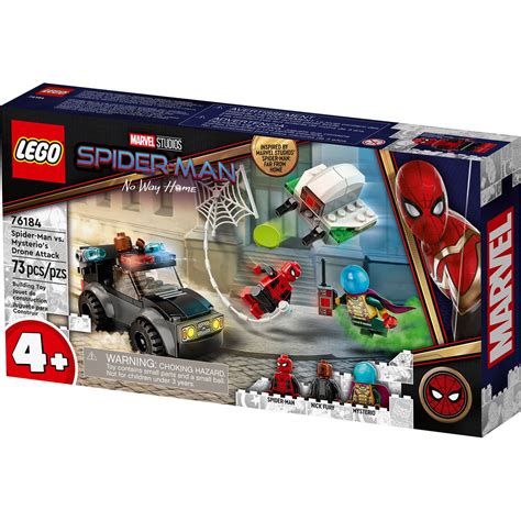 lego  marvel super heroes spider man  mysterios drone attack