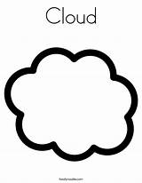 Cloud Coloring Clouds Pages Template Printable Kids Cloudy Colouring Preschool Weather Printables Drawing Rain Color Sheet Stratus Clipart Clipartbest Print sketch template