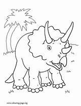 Dinosaur Coloring Triceratops Pages Dinosaurs Print Colouring Printable Face Sheets Horns Cut Sheet Color Preschoolers Baby His Three Gif Library sketch template