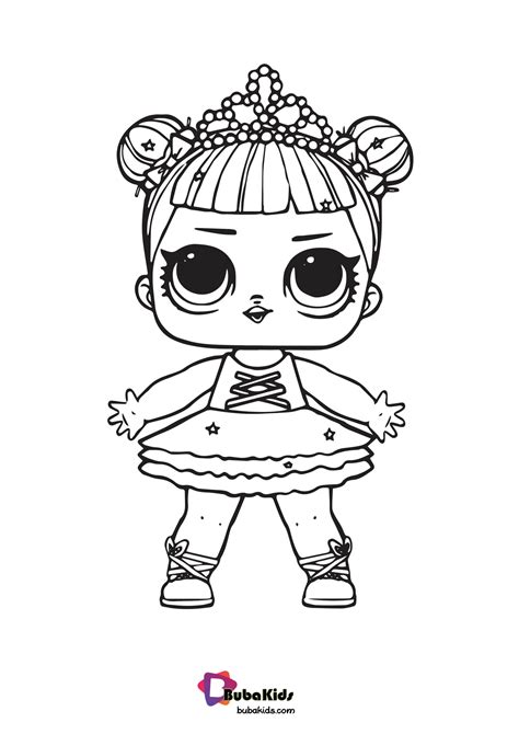lol princess doll coloring page bubakidscom