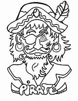 Pirate Coloring Pages Kids Printable Jake sketch template