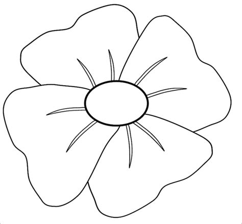 poppy template printable  google search remembrance day poppy