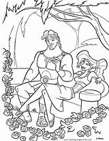 Coloring Pages Disney Hercules Kids Color Printable Sheets Found sketch template