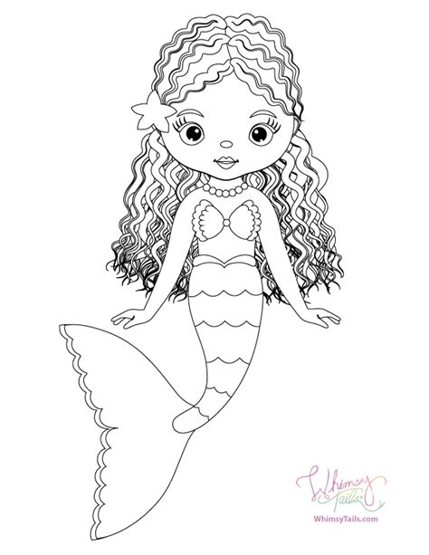 mermaid coloring pages   cute coloring sheets  detailed