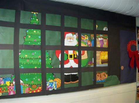 window christmas holiday bulletin boards cute bulletin boards preschool projects