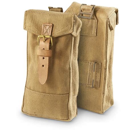italian military surplus canvas mag pouches  pack   mag pouches  sportsmans guide
