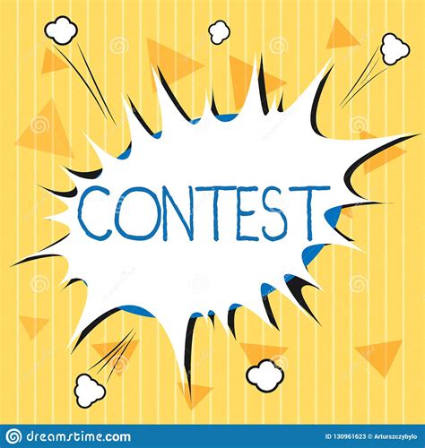 handwriting text contest concept meaning competition