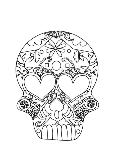 coco skull coloring pages fareeza crazy