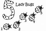 Ladybug Coloring Pages Printable Bugs Grouchy Ladybugs Lady Print Colouring Clipart Kids Bug Five Popular Preschool Number Coloringhome Library Choose sketch template
