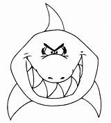 Coloring Pages Tale Shark Popular sketch template