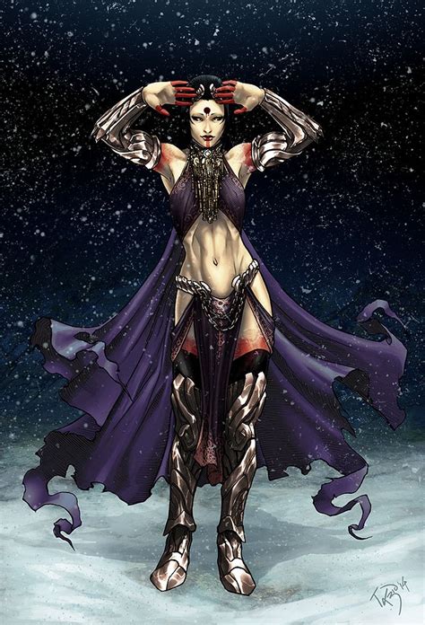 abyssal  taziobettin  deviantart art fantasy artwork warrior woman