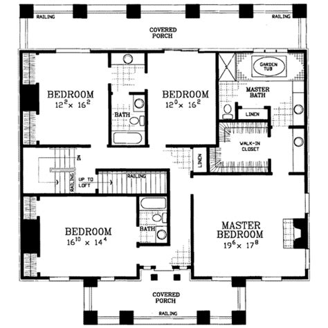 classical style house plan  beds  baths  sqft plan   floorplanscom