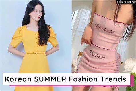 korean summer fashion trends     dress  korean