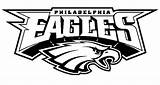 Logo Eagles Philadelphia Coloring Pages Logos Clipart Go Template Logodix sketch template