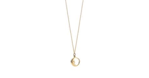 Man In The Moon Charm Diamonds 18k Gold On A Chain Tiffany And Co