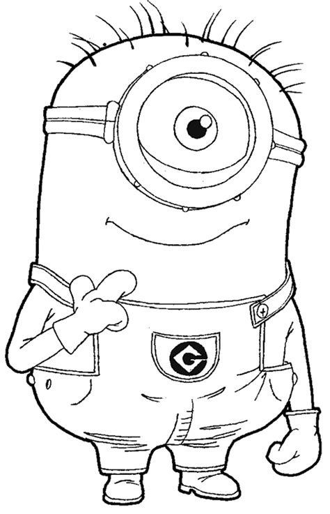 minion coloring pages bestofcoloringcom