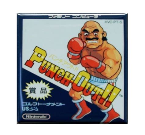 japanese nintendo punch out refrigerator fridge magnet video game arcade k24