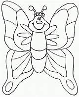 Butterfly Coloring Child Printable Preschool Kid sketch template