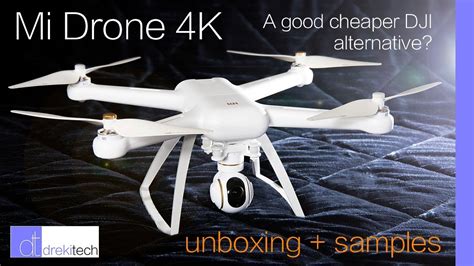 xiaomi mi drone   dji alternative   money unboxing flight samples youtube