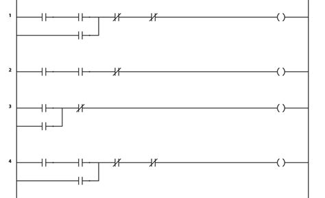 seviye salteri plc ladder diagram