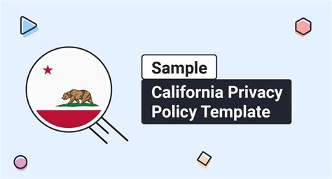california privacy policy template termsfeed