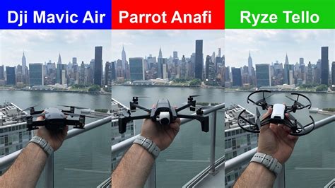 indoor flight parrot anafi  mavic air  tello drone  video comparison youtube
