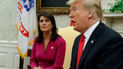 Former Un Ambassador Nikki Haley Breaks From Donald Trump Says He Let