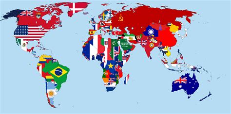 ww world map  flags  names