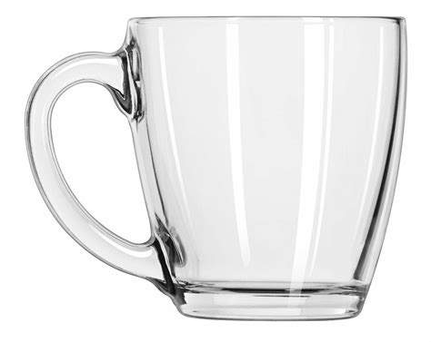 Glass Coffee Cup Mug Clear Set Ware Libbey