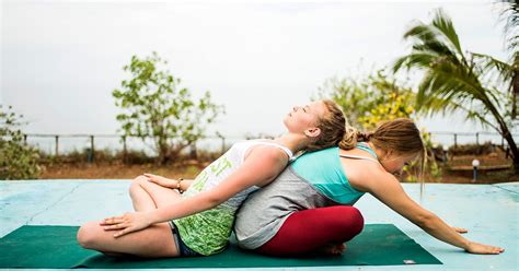 person couple yoga poses challenge kayaworkoutco