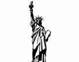 Coloring Liberty Statue Stonehenge Coloringcrew sketch template